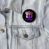 Im Mai tragen wir lila Lupus-Bewusstsein Lila Mona Button (Beispiel)