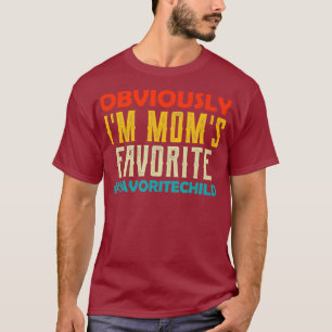 Im Mamas favorite Child Retro Son Daughter im Jura T-Shirt