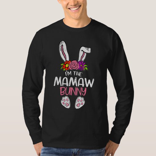 Im Mamaw Bunny Osterfest Osternmutterschaft Da T-Shirt (Vorderseite)