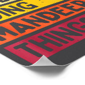 I'm Mandeep Doing Mandeep Things Funny D Quote  Poster (Ecke)