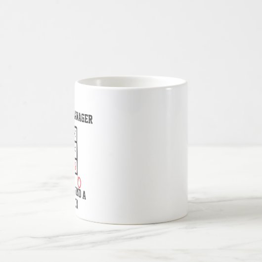 Im Marketing Manager finde ich immer eine Lösung Kaffeetasse (Mittel)