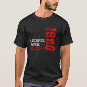 Im März 1990 Geboren Vintage Geburtstag Legende Se T-Shirt