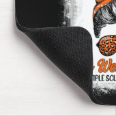 Im März gebleicht, tragen wir Orange Messy Bun MS Mousepad (Ecke)