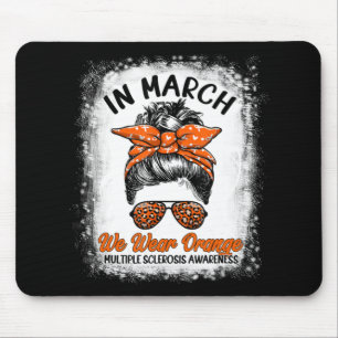 Im März gebleicht, tragen wir Orange Messy Bun MS  Mousepad
