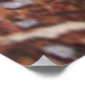 Im März pflügende Pferde Poster (Ecke)