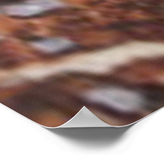 Im März pflügende Pferde Poster (Ecke)