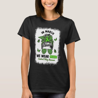 Im März tragen wir die grüne Messy Bun Cerebral Pa T-Shirt