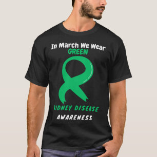 Im März tragen wir ein Bewusstsein für eine grüne T-Shirt
