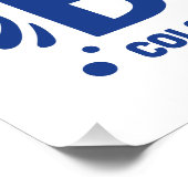 Im März tragen wir ein blaues Kolon-Krebsbewusstse Poster (Ecke)