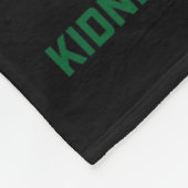 Im März tragen wir eine grüne Nierenerkrankung Fleecedecke (Ecke)