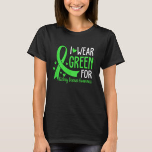 Im März tragen wir grün Nierenerkrankung-Bewusstse T-Shirt