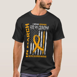 Im März tragen wir Orange für Oma Multiple Skleros T-Shirt