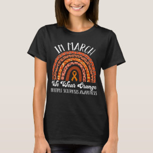 Im März tragen wir Orange Ribbon MS Warrior mehrer T-Shirt