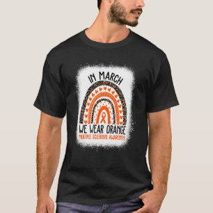 Im März tragen wir Orange Ribbon MS Warrior mehrer T-Shirt