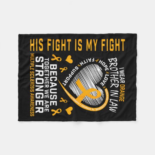 Im März tragen wir Orangen Bruder im Recht Multipl Fleecedecke (Vorderseite (Horizontal))