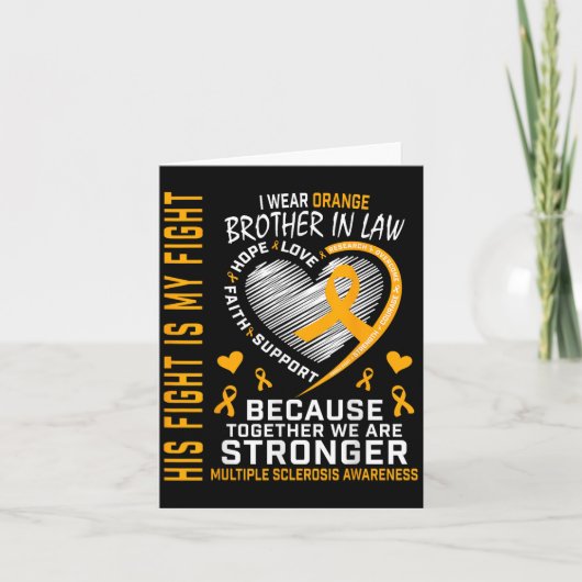 Im März tragen wir Orangen Bruder im Recht Multipl Karte (Vorderseite)