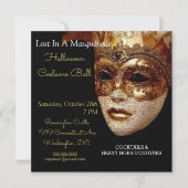 Im Maskenladen-Party "Ball Gala" Einladung (Vorderseite)
