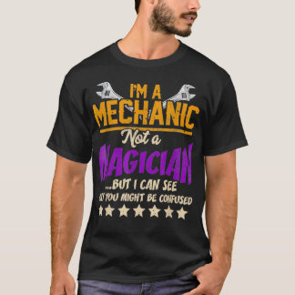 Im Mechaniker kein Zauberkünstlerisches Design für T-Shirt