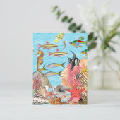 Im Meer Postkarte (Stehend Vorderseite)