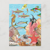 Im Meer Postkarte (Vorderseite)
