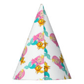 Im Meerjungfrau-Party Partyhütchen (Rückseite)