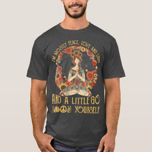 Im Meisten Frieden Liebe und leicht wenig Go F (2) T-Shirt