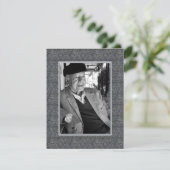 Im Memoriam Erinnerungs-Todesmitteilungs-Foto Einladung (Stehend Vorderseite)