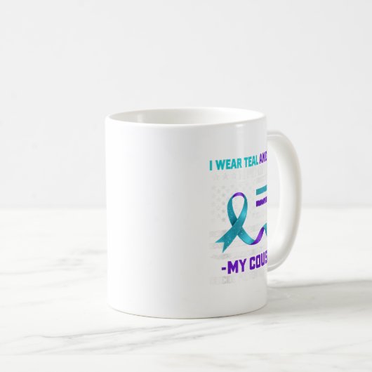 Im Memory Cousin Suizidbewusstsein Kaffeetasse (VorderseiteRechts)