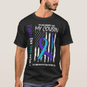 Im Memory Cousin Suizidbewusstsein T-Shirt (Vorderseite)