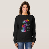 Im Mens Bathroom Rainbow Trans Pride Sweatshirt (Vorne ganz)