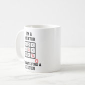 Im Mentor finde ich immer eine Lösung-Tasse Kaffeetasse (Vorderseite Links)