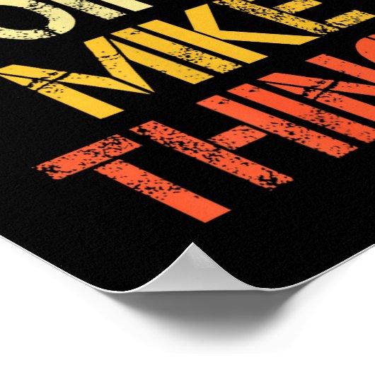 I'm Mike Doing Mike Things Funny Christmas Birthda Poster (Ecke)