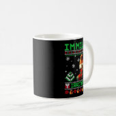 I'm Mildly Irritated Marcus The Worm Christmas Fun Kaffeetasse (VorderseiteRechts)