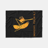 I'm Mildly Irritated Marcus The Worm Funny Marcus Fleecedecke (Vorderseite (Horizontal))