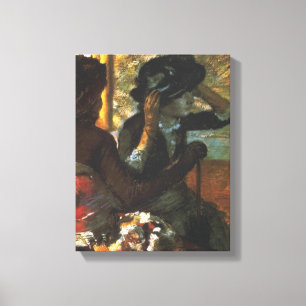 Im Millinery - Edgar Degas - c1890 Leinwanddruck