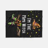Im Mimi Hexenmeister Halloween Matching Group Kost Fleecedecke (Vorderseite (Horizontal))