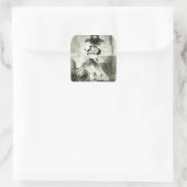 Im Mistletoe Quadratischer Aufkleber (Tasche)