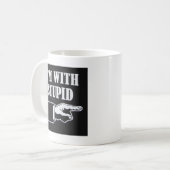 Im-Mit-Dumm Kaffeetasse (Vorderseite Links)
