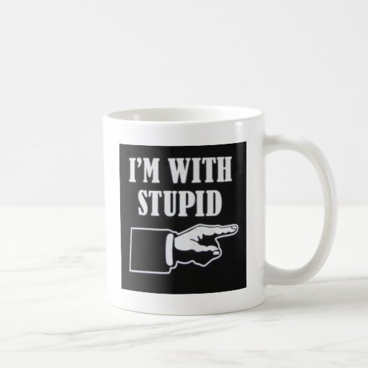 Im-Mit-Dumm Kaffeetasse (Rechts)
