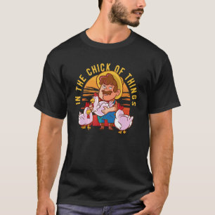 Im Mittelpunkt der Dinge Landwirtschaftswortspiel T-Shirt