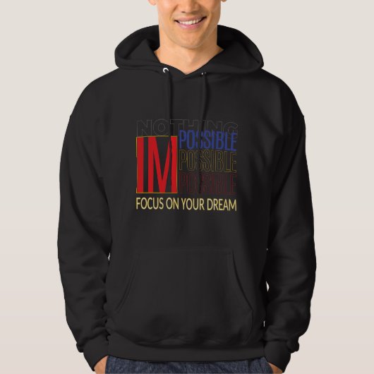 IM Möglich - Konzentration auf Ihren Traum Inspira Hoodie (Vorderseite)