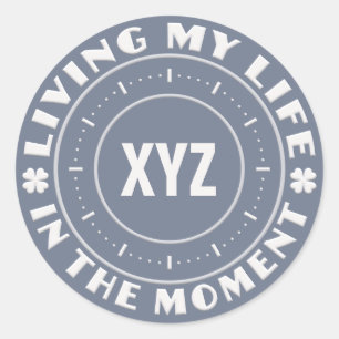 Im MOMENT kundenspezifische Aufkleber