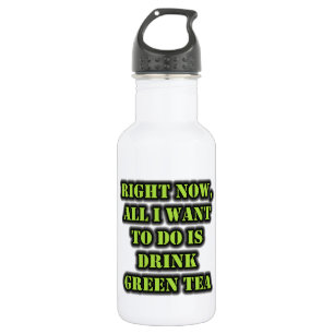 Im Moment Wollte ich nur, grünen Tee zu trinken Edelstahlflasche