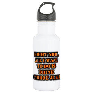 Im Moment Wollte ich nur, Karottensaft zu trinken Edelstahlflasche