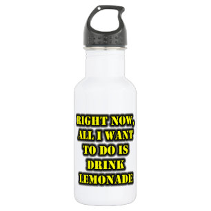 Im Moment Wollte ich nur, Limonade zu trinken Edelstahlflasche