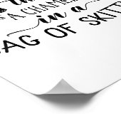 I'm More Confused Than A Chameleon In Bag Of Skitt Poster (Ecke)