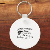 I'm More Confused Than A Chameleon In Bag Of Skitt Schlüsselanhänger (Vorderseite)