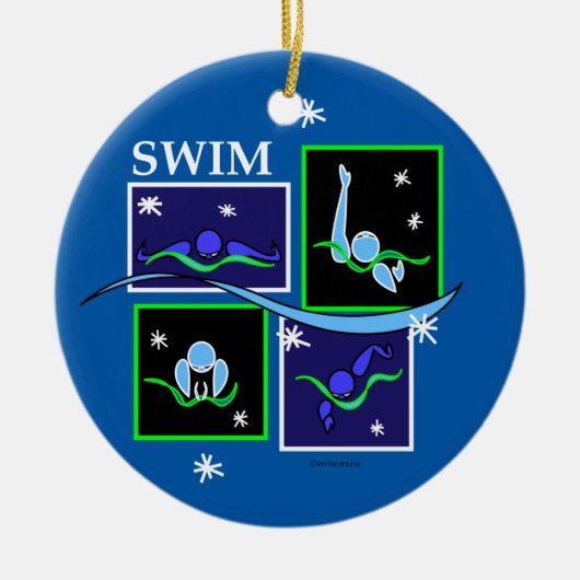 IM Morgen-Winter Keramik Ornament (Vorne)