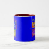 IM Morgenbunte Swim-Tasse Zweifarbige Tasse (Mittel)
