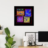 IM Morning, Medley Swim Poster (Heimbüro)